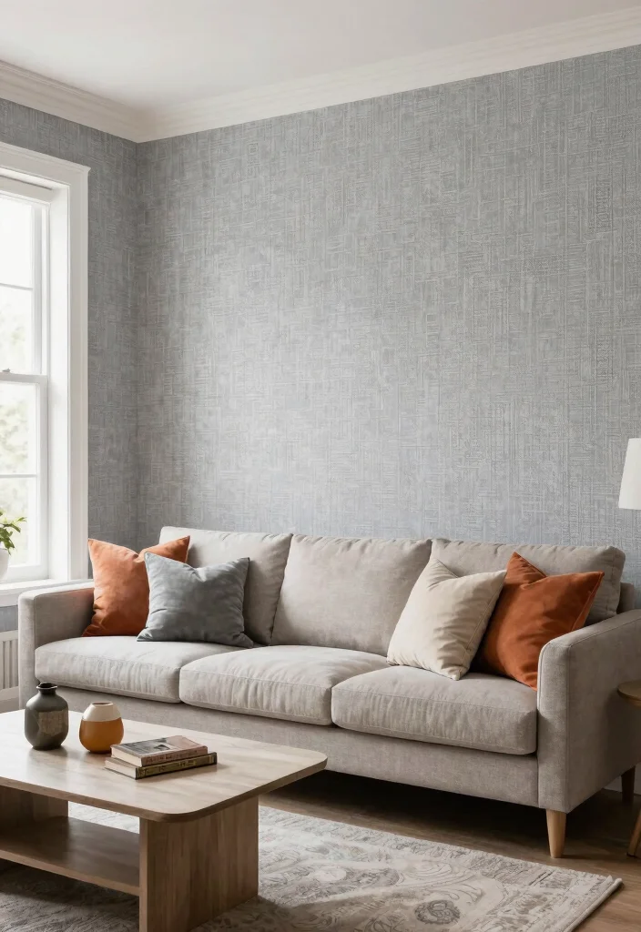 Uncover 15 Textured Wall Designs for a Modern Living Room That'll Wow Your Guests! - 4. Textured Fabric Walls 1
