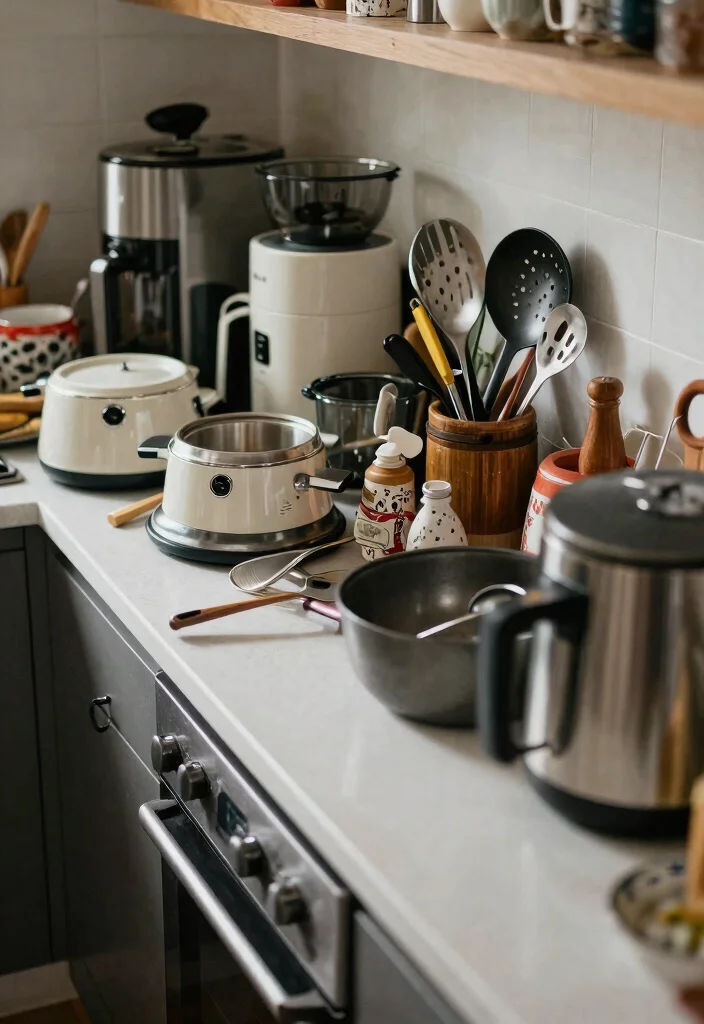 10 Things Interior Designers Hate in a Kitchen (And What to Do Instead) 2 10 Things Interior Designers Hate in a Kitchen - 1. Cluttered Countertops 1