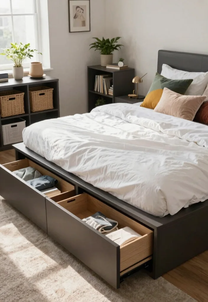 15 Best Apartment-Friendly Storage Beds That Maximize Every Square Inch! 3 15 Apartment-Friendly Storage Beds That Maximize Every Square Inch! - 2. Stylish Platform Beds with Built-In Drawers 1