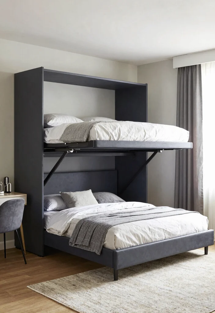 15 Best Apartment-Friendly Storage Beds That Maximize Every Square Inch! 26 15 Apartment-Friendly Storage Beds That Maximize Every Square Inch! - 5. Multifunctional Murphy Beds 1