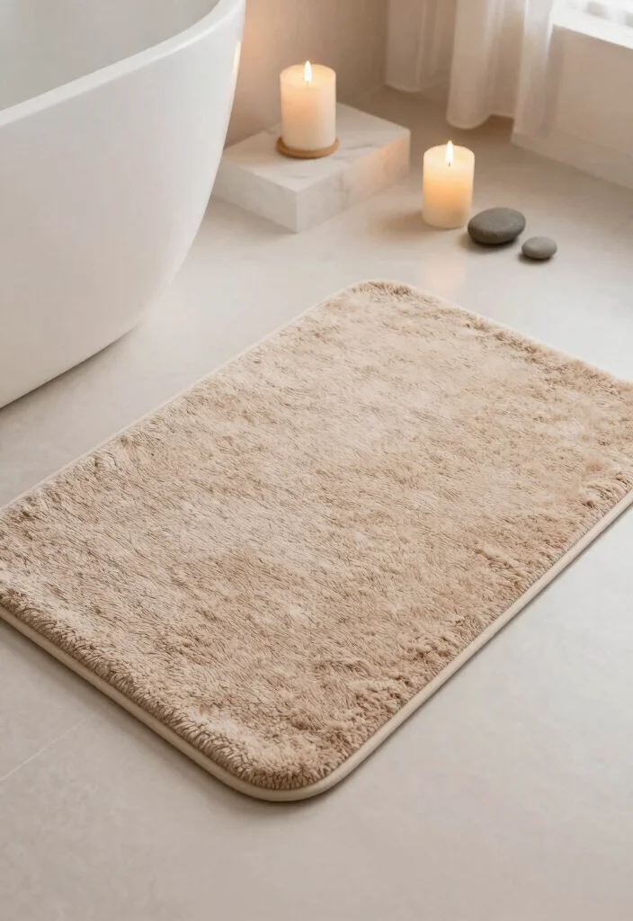 15 Best Bath Mats That Look Expensive But Are Budget-Friendly! 44 15 Best Bath Mats That Look Expensive But Are Budget-Friendly! - 11. Spa-Like Cotton Mat 1