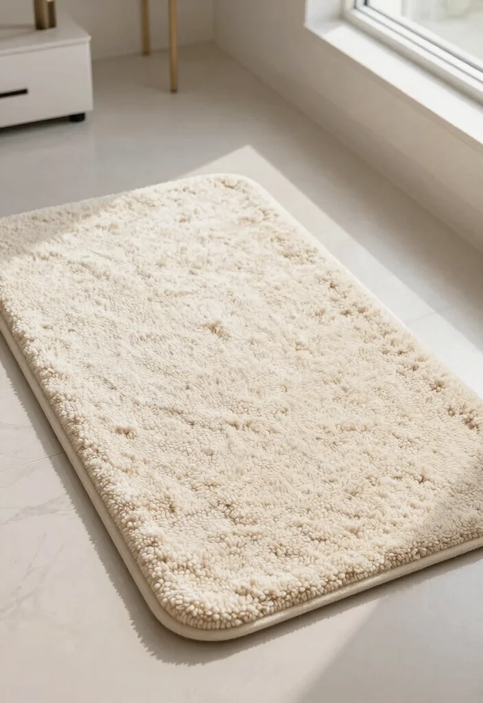 15 Best Bath Mats That Look Expensive But Are Budget-Friendly! 26 15 Best Bath Mats That Look Expensive But Are Budget-Friendly! - 5. Elegant Chenille Mat 1