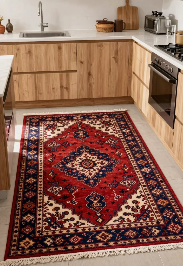 15 Best Kitchen Rugs That Are Both Stylish and Durable (You’ll Love #12!) - 10. Elegant Moroccan-Inspired Rug 1