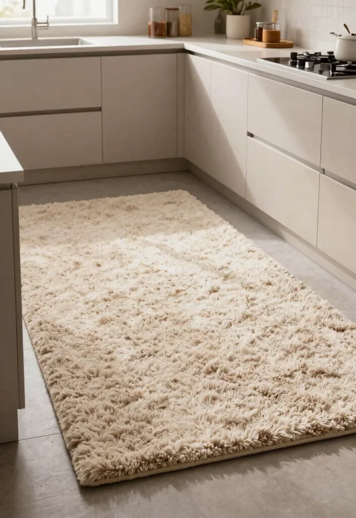 15 Best Kitchen Rugs That Are Both Stylish and Durable (You’ll Love #12!) - 5. Luxurious Shag Rug 1