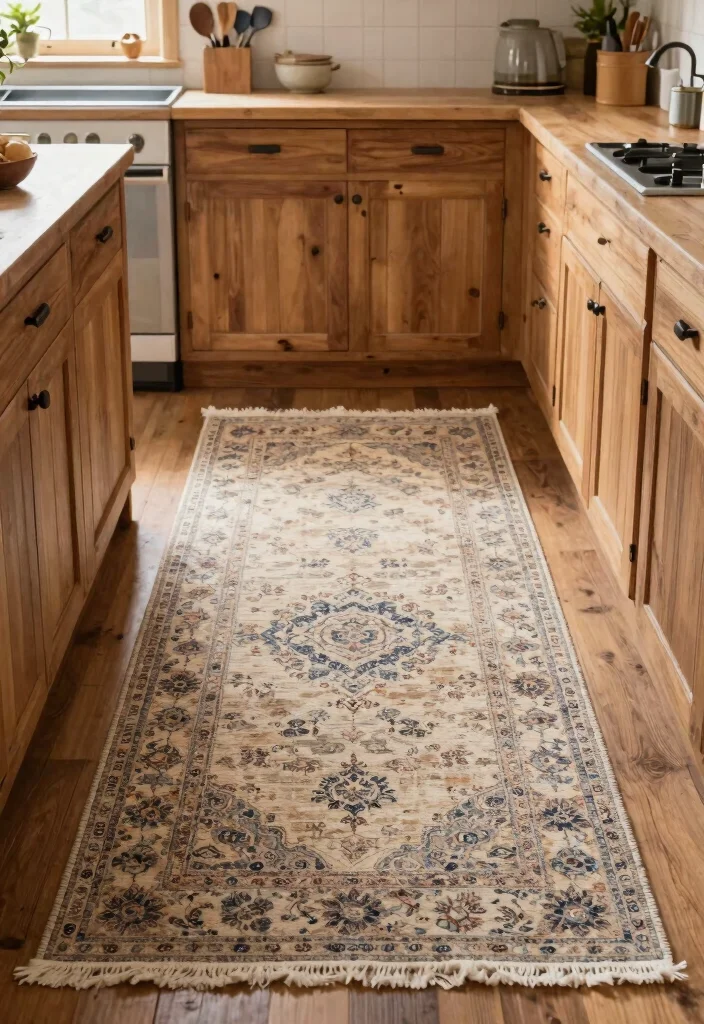 15 Best Kitchen Rugs That Are Both Stylish and Durable (You’ll Love #12!) - 7. Farmhouse Chic Runner Rug 1