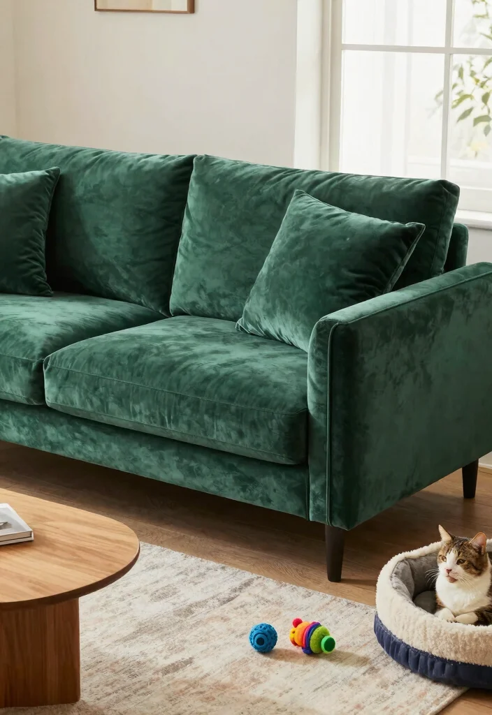 15 Best Pet-Friendly Sofas That'll Survive Any Mess (You Won't Believe #7!) - 1. The Versatile Velvet Sofa 1