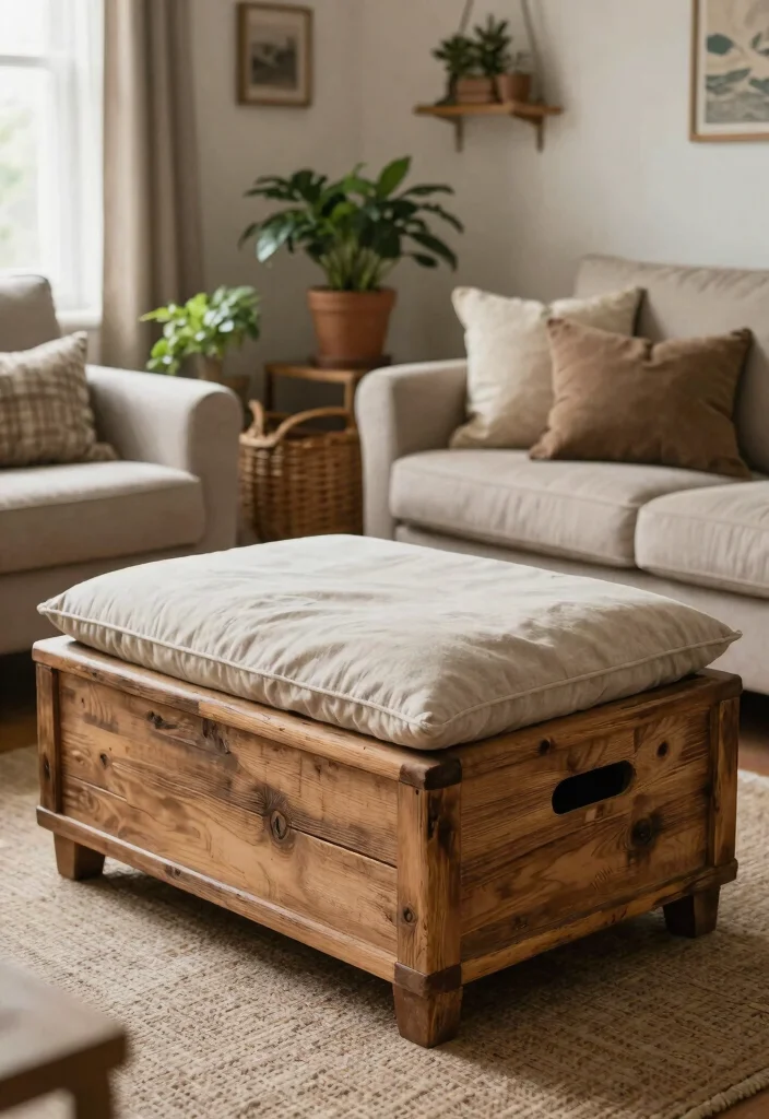 15 Best Storage Ottomans That Interior Designers Swear By - 9. Farmhouse Chic 1