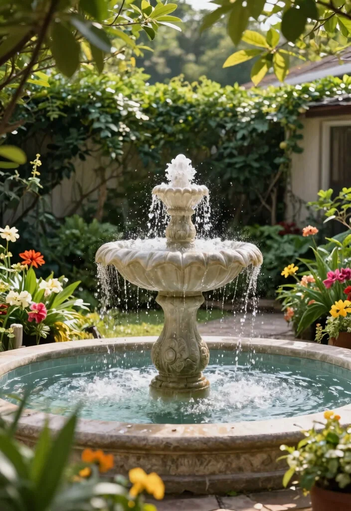 15 Creative Side Yard Ideas to Transform Your Narrow Space (You Won't Believe #6!) 54 15 Creative Side Yard Ideas to Transform Your Narrow Space (You Won't Believe #6!) - 11. Water Features for Tranquility 1