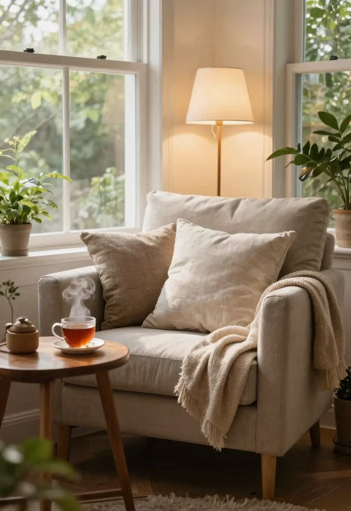 15 Dreamy Sunroom Decorating Ideas That Will Make You Feel Like You're on Vacation! - 7. A Cozy Reading Nook 1