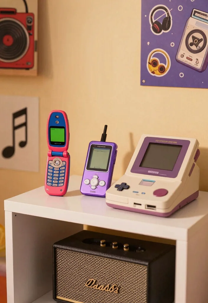 15 Iconic 2000s Teen Bedroom Ideas That'll Take You Back in Time! - 8. Iconic Gadgets and Tech 1