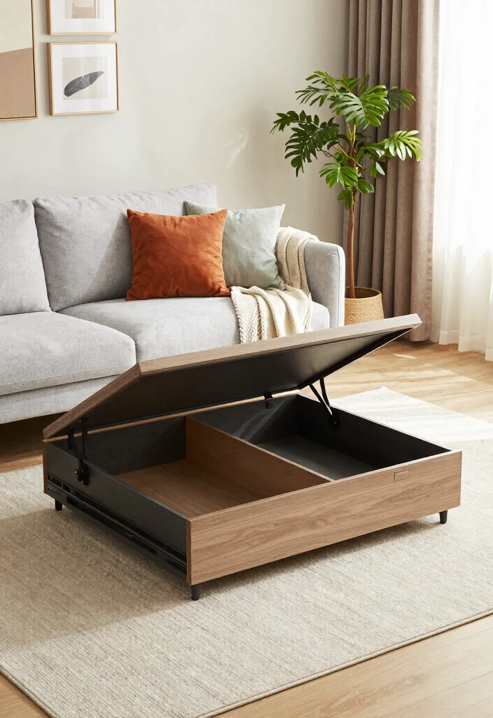 15 Renter-Friendly Home Decor Ideas That'll Transform Your Space (Without Breaking the Bank!) - 3. Go for Multi-Functional Furniture 1