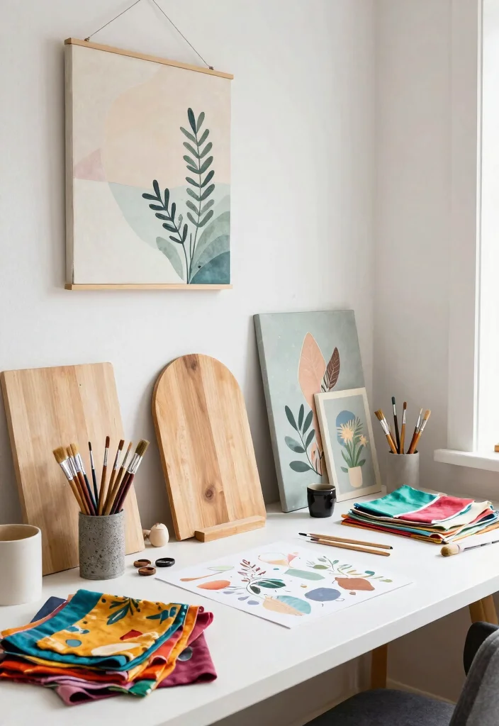 15 Renter-Friendly Home Decor Ideas That'll Transform Your Space (Without Breaking the Bank!) - 8. Personalize with DIY Projects 1