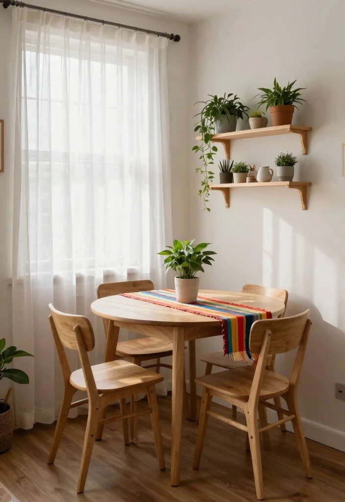 15 Small Living Rooms With Dining Tables That Will Maximize Every Inch 2 15 Small Living Rooms With Dining Tables That Will Maximize Every Inch - 1. The Compact Dining Nook 1