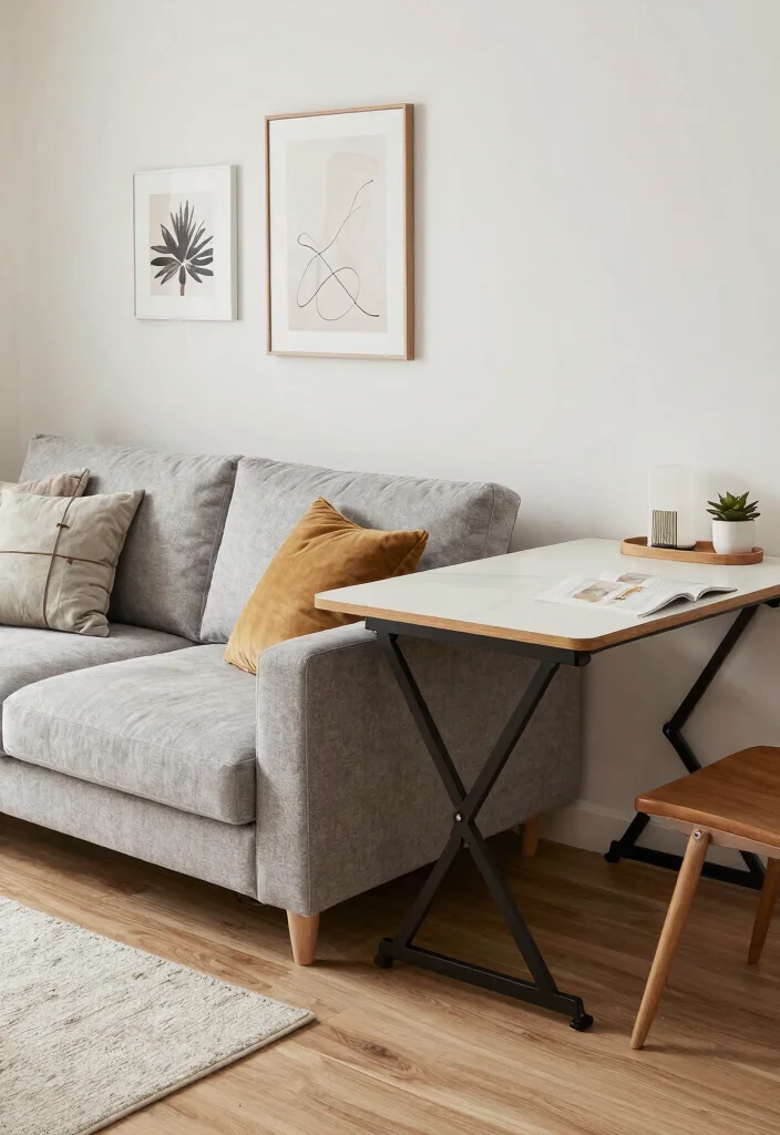 15 Small Living Rooms With Dining Tables That Will Maximize Every Inch 53 15 Small Living Rooms With Dining Tables That Will Maximize Every Inch - 10. Transformable Spaces 1