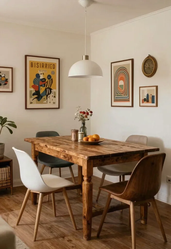 15 Small Living Rooms With Dining Tables That Will Maximize Every Inch 57 15 Small Living Rooms With Dining Tables That Will Maximize Every Inch - 13. Vintage Accents 1