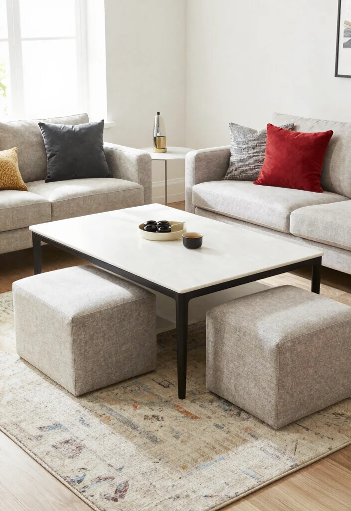 15 Small Living Rooms With Dining Tables That Will Maximize Every Inch 3 15 Small Living Rooms With Dining Tables That Will Maximize Every Inch - 2. The Multifunctional Furniture 1