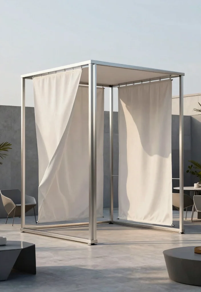 15 Stunning DIY Canopy Ideas That Will Transform Your Outdoor Space (You Won't Believe #7!) - 8. Chic Metal Canopy 1
