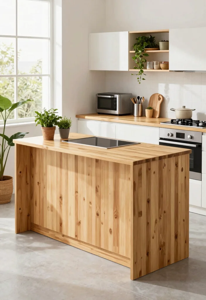 15 Stunning Micro Kitchen Island Trends You Absolutely Can't Miss! 26 15 Stunning Micro Kitchen Island Trends You Absolutely Can't Miss! - 5. Eco-Friendly Materials 1