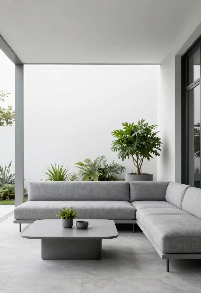 15 Stunning Screened In Porch Ideas That'll Make You Want to Move Outside! - 2. Modern Minimalism 1