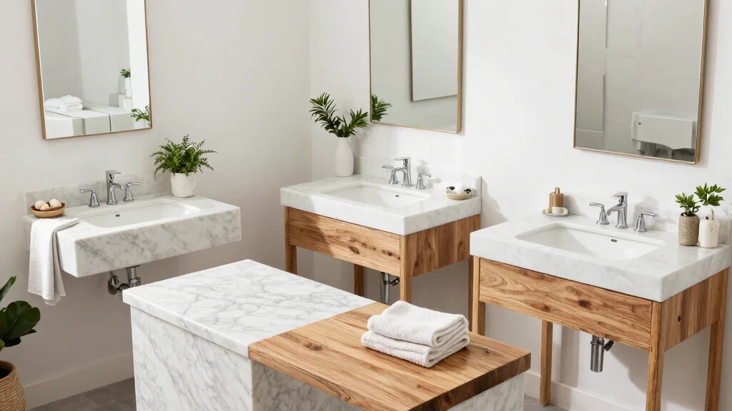15 Stunning Small Bathroom Countertops Ideas That'll Transform Your Tiny Space!