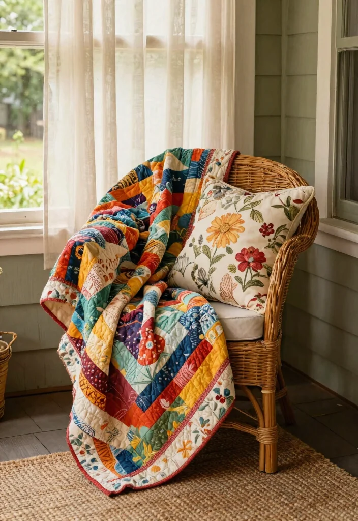 15 Stunning Vintage Front Porch Ideas That Will Make You Want to Sip Lemonade All Day! 27 15 Stunning Vintage Front Porch Ideas That Will Make You Want to Sip Lemonade All Day! - 6. Cozy Textiles 1