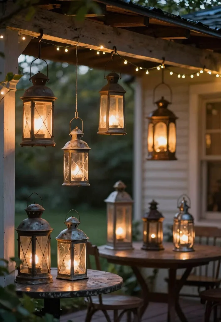 15 Stunning Vintage Front Porch Ideas That Will Make You Want to Sip Lemonade All Day! 28 15 Stunning Vintage Front Porch Ideas That Will Make You Want to Sip Lemonade All Day! - 7. Lanterns and Lighting 1