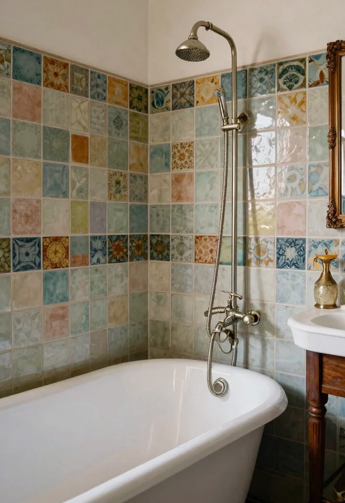 15 Stylish Vintage Bathroom Ideas That'll Make You Want to Renovate Today! 53 15 Stylish Vintage Bathroom Ideas That'll Make You Want to Renovate Today! - 10. Charming Bathtubs and Showers 1