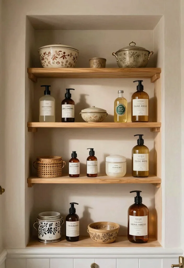 15 Stylish Vintage Bathroom Ideas That'll Make You Want to Renovate Today! 54 15 Stylish Vintage Bathroom Ideas That'll Make You Want to Renovate Today! - 11. Niche Storage for Convenience 1