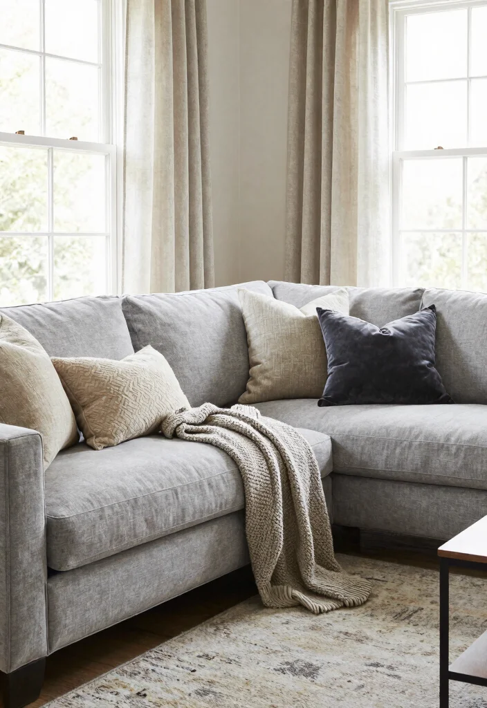 15 Transitional Interior Design Ideas That Will Elevate Your Living Room Instantly! 34 15 Transitional Interior Design Ideas That Will Elevate Your Living Room Instantly! - 11. Choose Versatile Fabrics 1