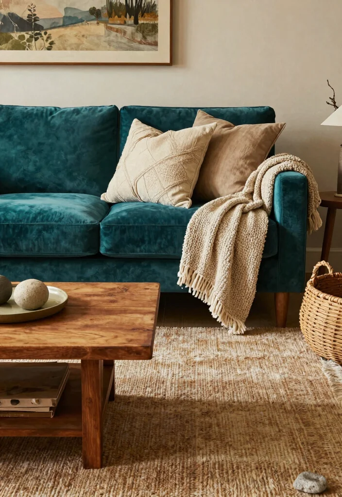 15 Transitional Interior Design Ideas That Will Elevate Your Living Room Instantly! 24 15 Transitional Interior Design Ideas That Will Elevate Your Living Room Instantly! - 3. Incorporate Mixed Textures 1