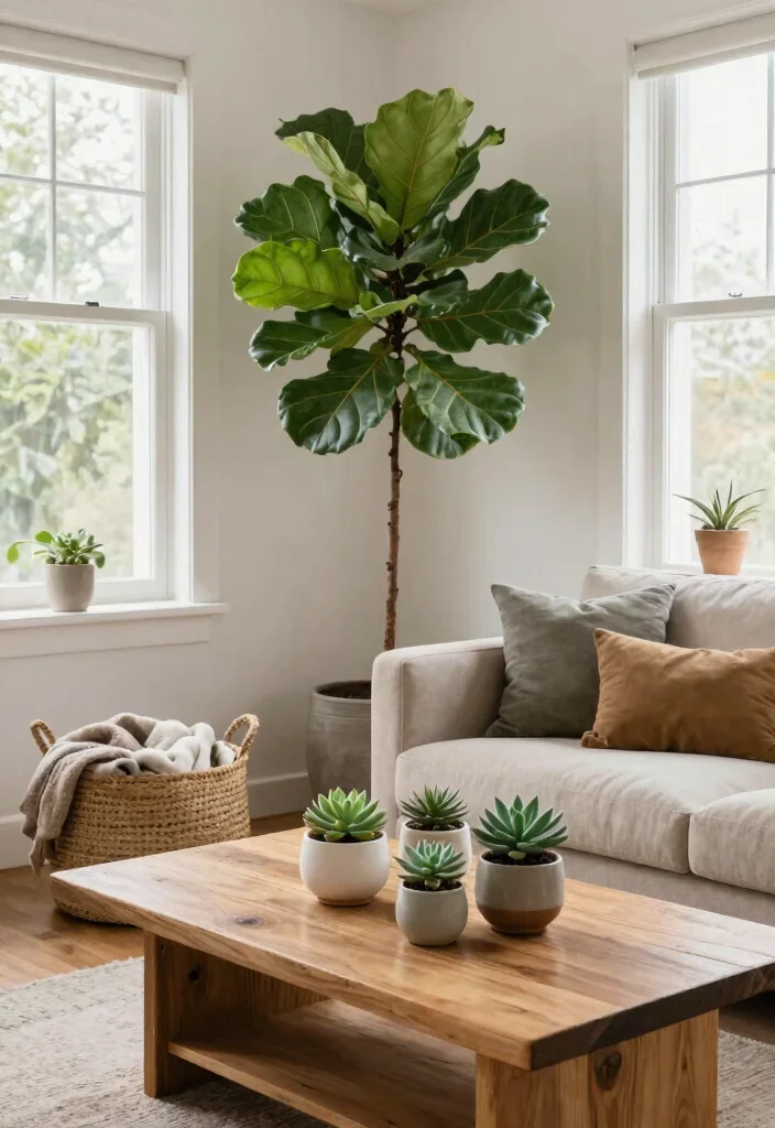 15 Transitional Interior Design Ideas That Will Elevate Your Living Room Instantly! 26 15 Transitional Interior Design Ideas That Will Elevate Your Living Room Instantly! - 5. Integrate Natural Elements 1