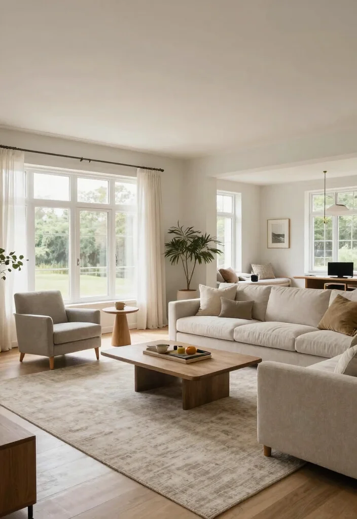 15 Transitional Interior Design Ideas That Will Elevate Your Living Room Instantly! 28 15 Transitional Interior Design Ideas That Will Elevate Your Living Room Instantly! - 7. Embrace Open Spaces 1