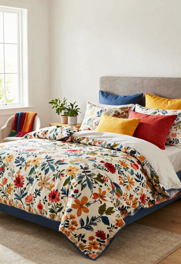 Transform Your Space: 15 Color Drenching Bedroom Ideas You Need to Try NOW! 3 Transform Your Space: 15 Color Drenching Bedroom Ideas You Need to Try NOW! - 2. Colorful Bedding Sets 1