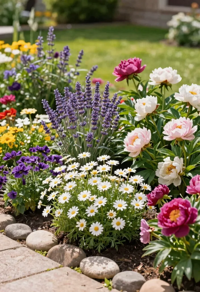Unlock Your Home's Charm: 15+ Cute Front Yard Ideas for Stunning Curb Appeal - 1. Colorful Flower Beds 1