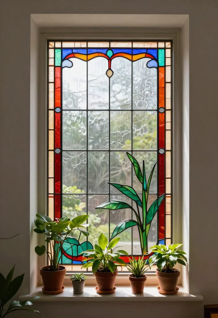 Unlock the Instagram Spring Trend: 11 Stained Glass Curtain Hacks You Can't Miss! - 3. Statement Windows 1
