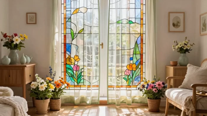 Unlock the Instagram Spring Trend: 11 Stained Glass Curtain Hacks You Can't Miss!