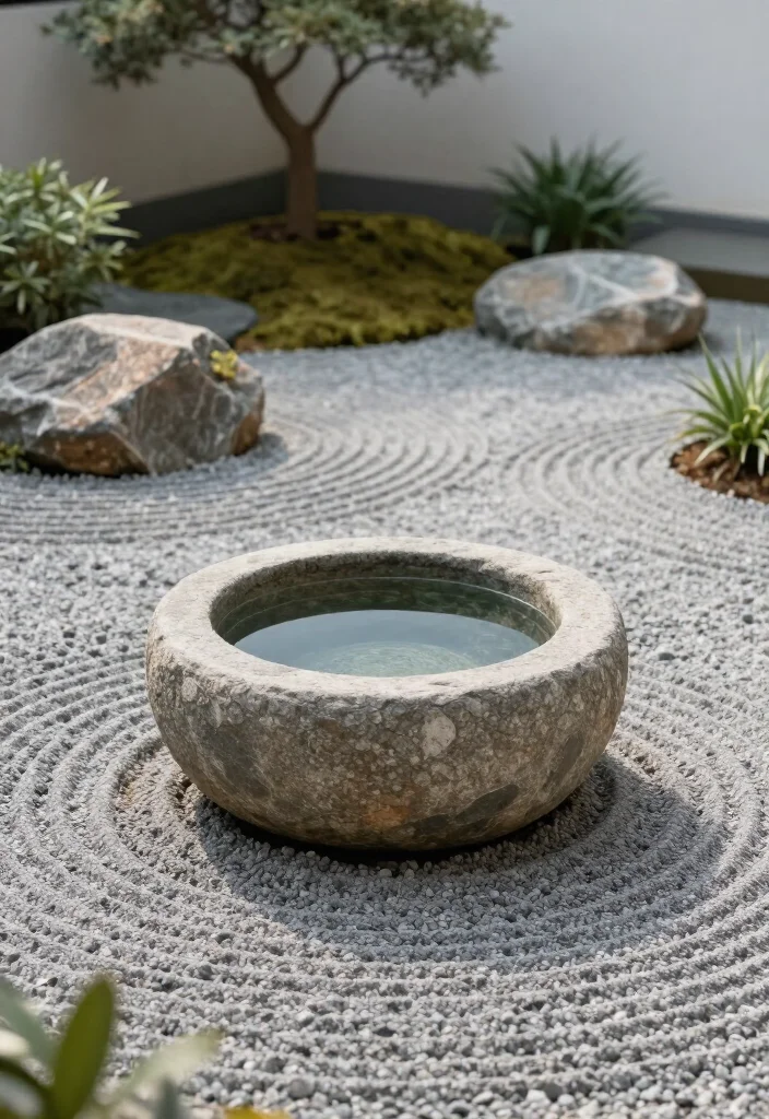 11 Stunning DIY Water Feature Ideas That Will Transform Your Backyard Oasis! - 8. Zen Garden Water Feature 1