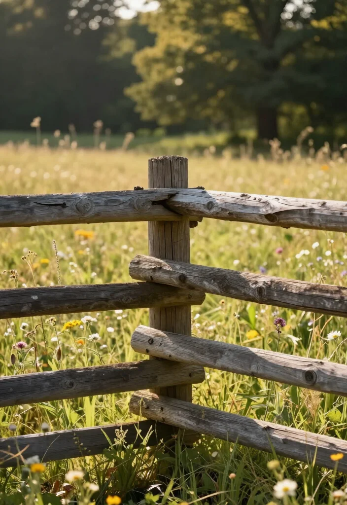 11 Best Wood Fence Ideas That'll Add Character and Charm to Your Yard (You'll Love #5!) 2 11 Wood Fence Ideas That'll Add Character and Charm to Your Yard (You'll Love #5!) - 1. Rustic Split Rail Fencing 1
