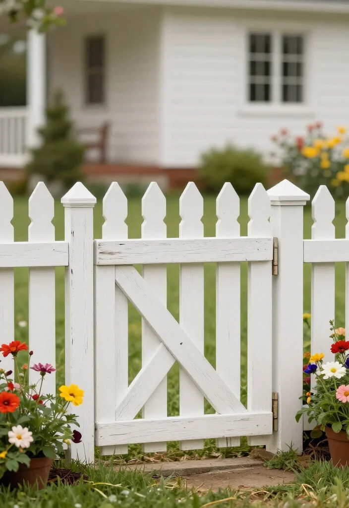 11 Best Wood Fence Ideas That'll Add Character and Charm to Your Yard (You'll Love #5!) 14 11 Wood Fence Ideas That'll Add Character and Charm to Your Yard (You'll Love #5!) - 5. Farmhouse Style Fencing 1