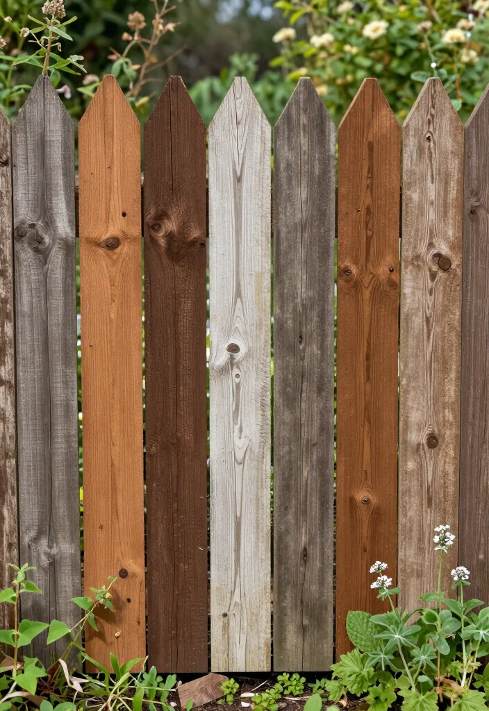 11 Best Wood Fence Ideas That'll Add Character and Charm to Your Yard (You'll Love #5!) 27 11 Wood Fence Ideas That'll Add Character and Charm to Your Yard (You'll Love #5!) - 7. Reclaimed Wood Fencing 1