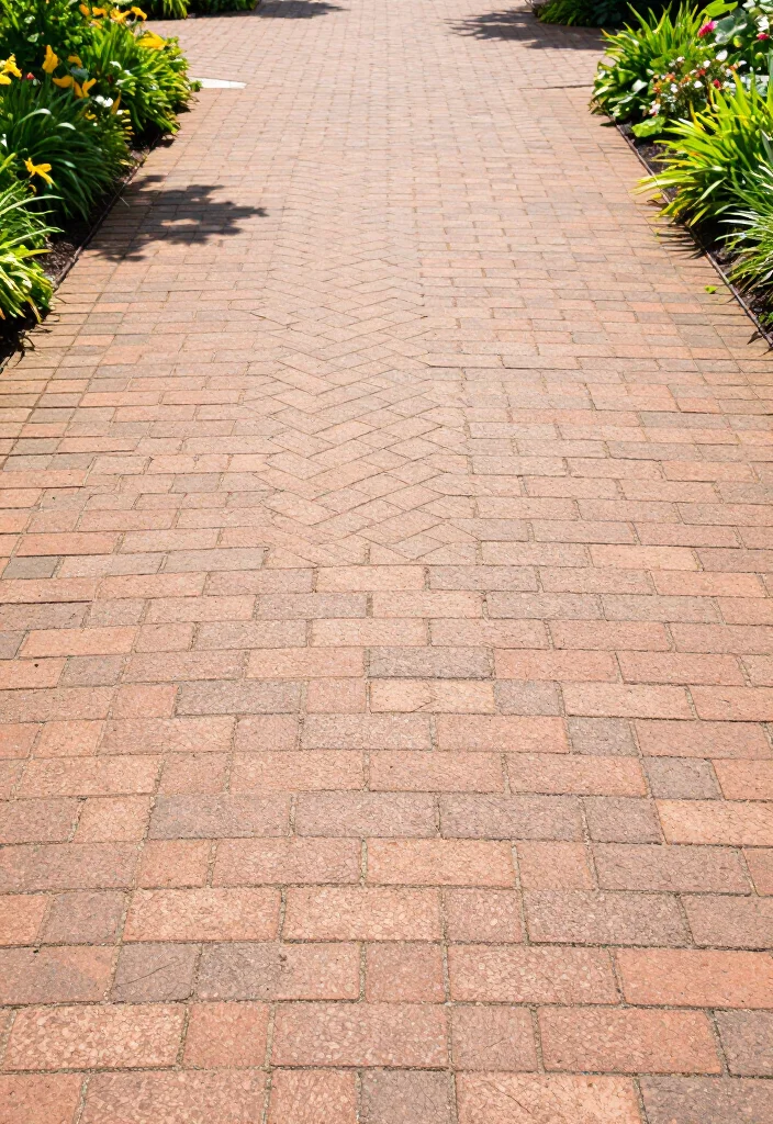 13 Driveway Ideas On A Budget That Look Way More Expensive Than They Cost 36 13 Driveway Concepts On A Budget That Look Way More Expensive Than They Cost 🚗✨ - 5. Elegant Brick Patterns 1
