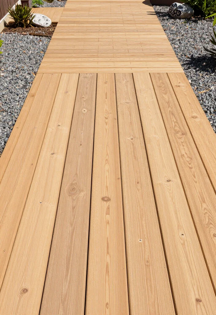 13 Driveway Ideas On A Budget That Look Way More Expensive Than They Cost 37 13 Driveway Concepts On A Budget That Look Way More Expensive Than They Cost 🚗✨ - 6. Stylish Timber Planks 1