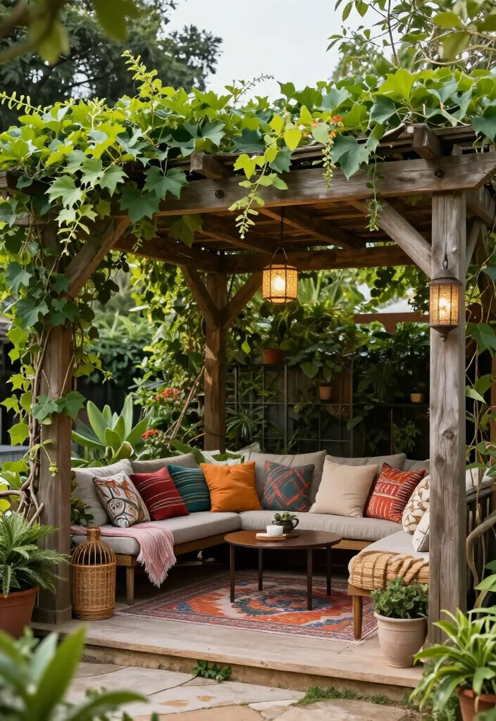 13 Stunningly Elegant Pavilion Designs You Need in Your Backyard This Year! 28 13 Stunningly Elegant Pavilion Designs You Need in Your Backyard This Year! - 7. Cozy Pergola Pavilion 1
