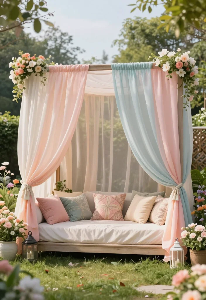 13 Stunningly Elegant Pavilion Designs You Need in Your Backyard This Year! 30 13 Stunningly Elegant Pavilion Designs You Need in Your Backyard This Year! - 9. Elegant Canopy Pavilion 1