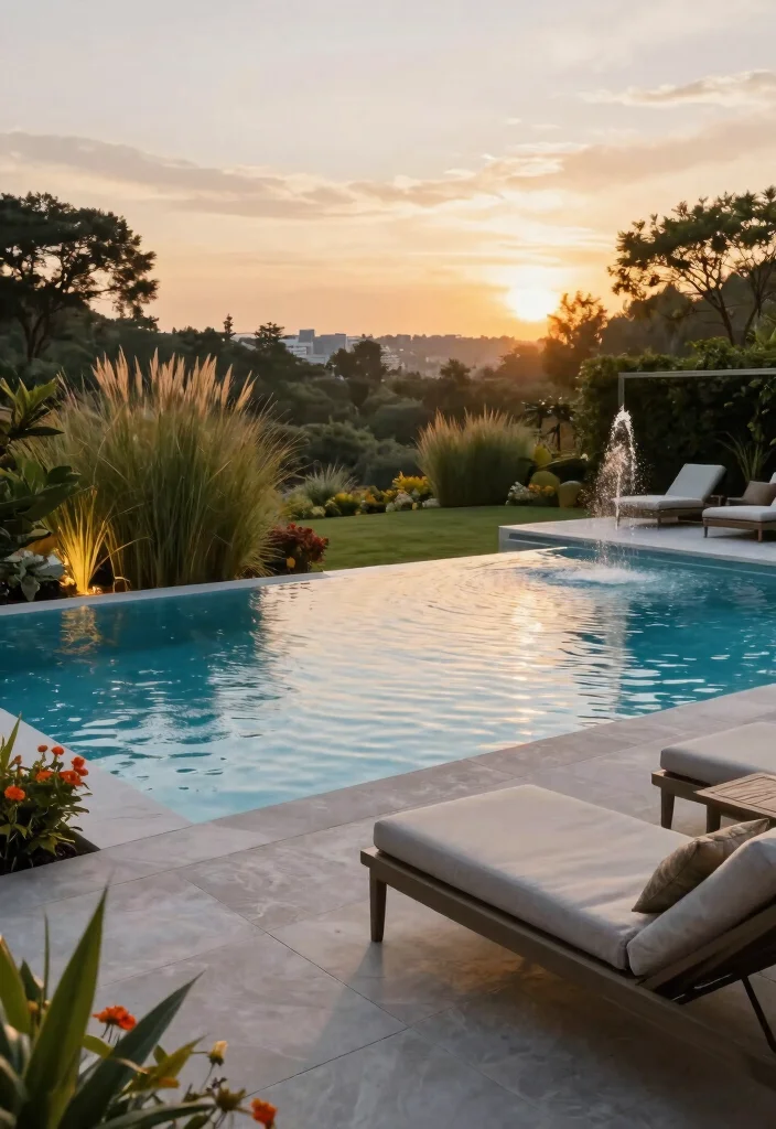 15 Best Radiant Luxury Backyard Ideas That Will Make You the Envy of Your Neighborhood! - 1. Elegant Water Features 1