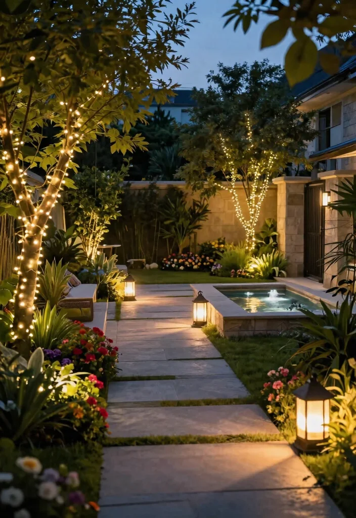 15 Best Radiant Luxury Backyard Ideas That Will Make You the Envy of Your Neighborhood! - 15. Ambient Lighting 1