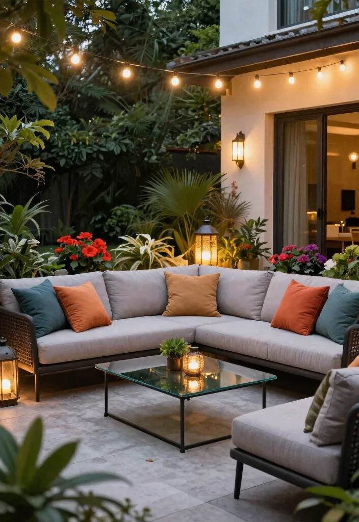 15 Best Radiant Luxury Backyard Ideas That Will Make You the Envy of Your Neighborhood! - 6. Inviting Lounge Areas 1