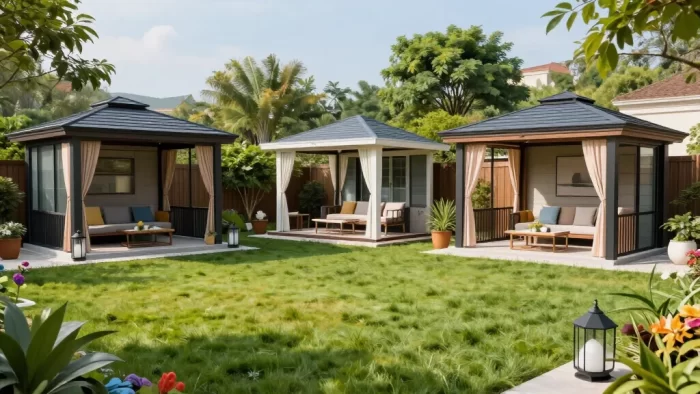 15 Modern Backyard Gazebo Designs That Will Make Your Neighbors Envious!
