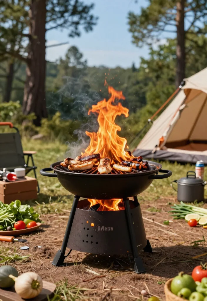15 Portable Fire Pits for Camping That Will Make Your Trips Unforgettable! 4 15 Portable Fire Pits for Camping That Will Make Your Trips Unforgettable! - 3. Camp Chef Mesa 1