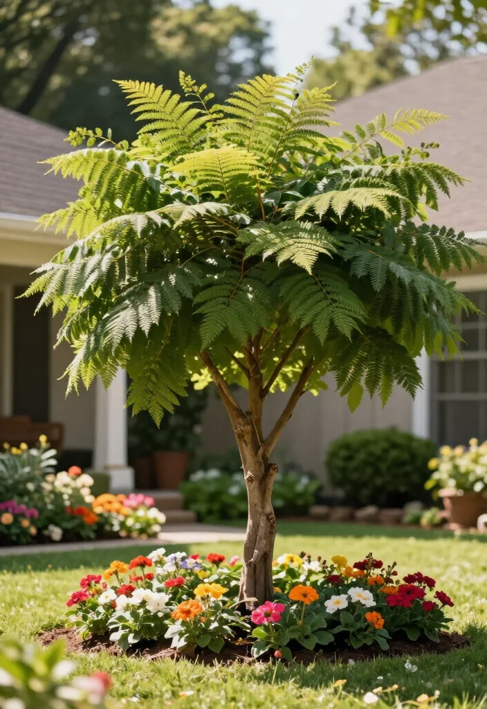 15 Small Trees for Your Front Yard That Will Make Neighbors Envious! 45 15 Small Trees for Your Front Yard That Will Make Neighbors Envious! - 12. Honeylocust (Gleditsia triacanthos) 1